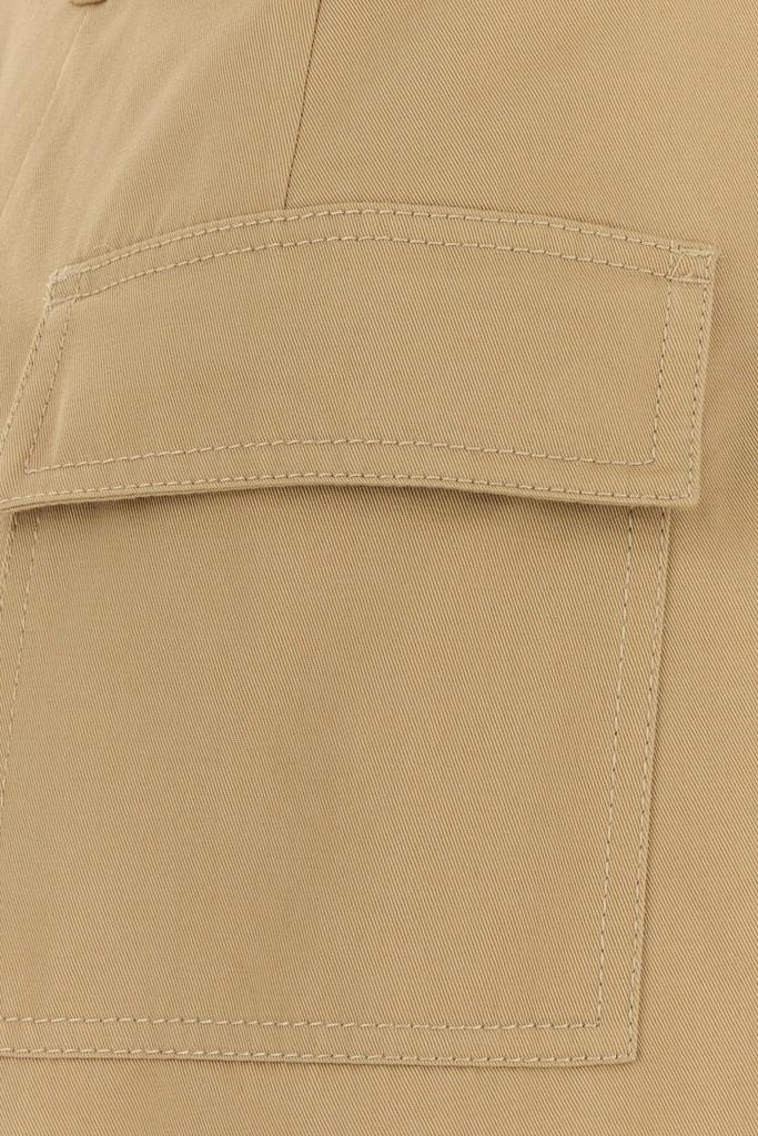 Max Mara Beige cotton Nebbie wide-leg pant