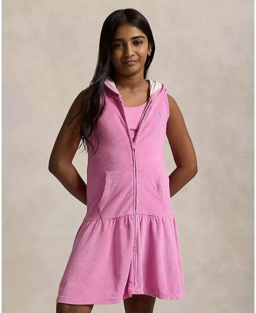 Ralph Lauren Big Girls Hooded Terry Cover-Up 1