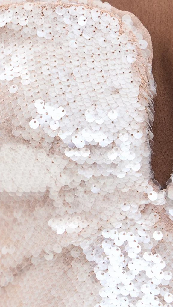 Self Portrait Sequin Off Shoulder Top 5