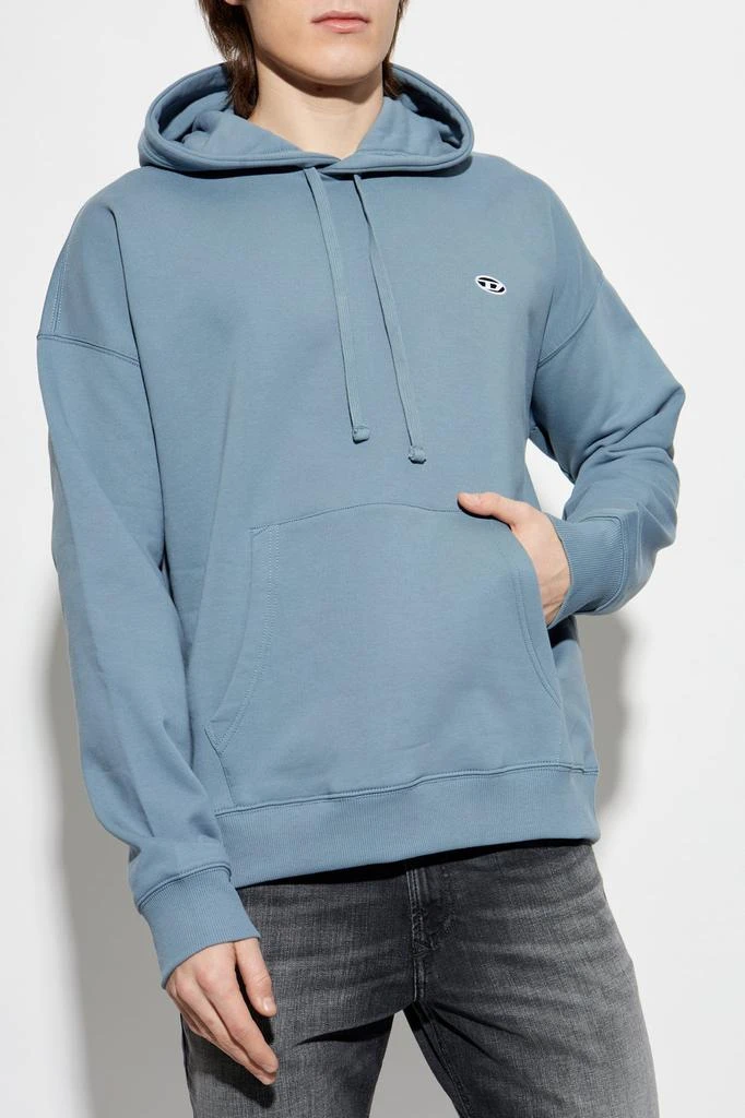 Diesel Diesel Logo Embroidered Drawstring Hoodie 2