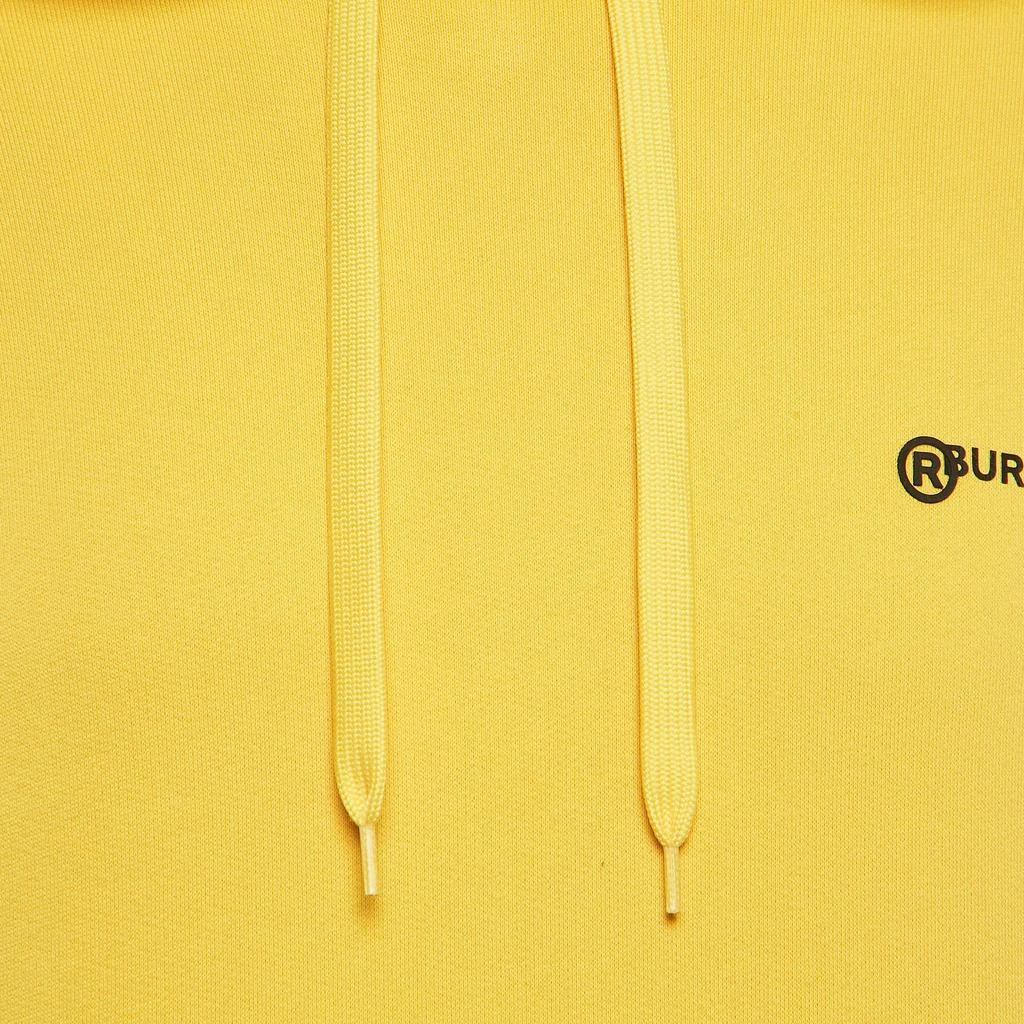 Burberry Burberry Yellow Logo Emboss Print Cotton Robson Hooded Sweatshirt L 3