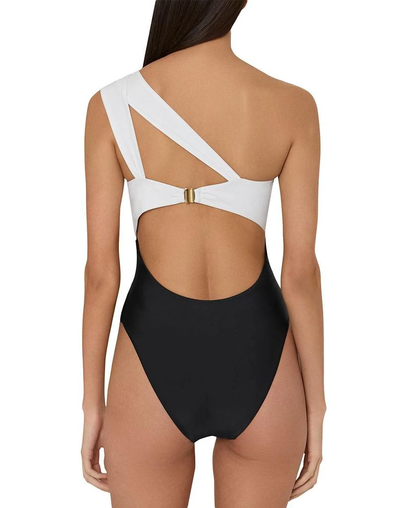 Milly Betsy Color Block One Piece Swimsuit 5