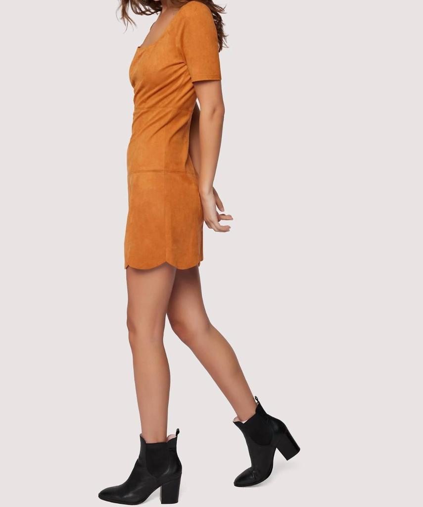 Lost and Wander Lost + Wander - Amore Faux Suede Minidress