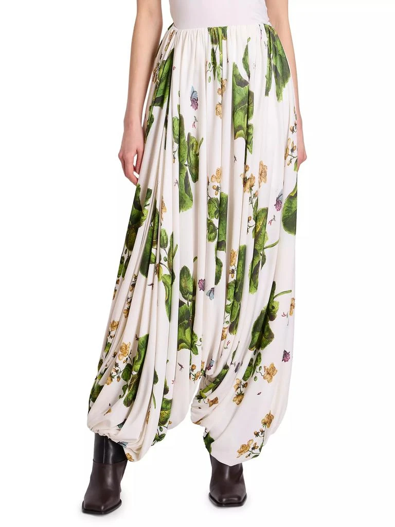 Loewe Floral Draped Trousers 3
