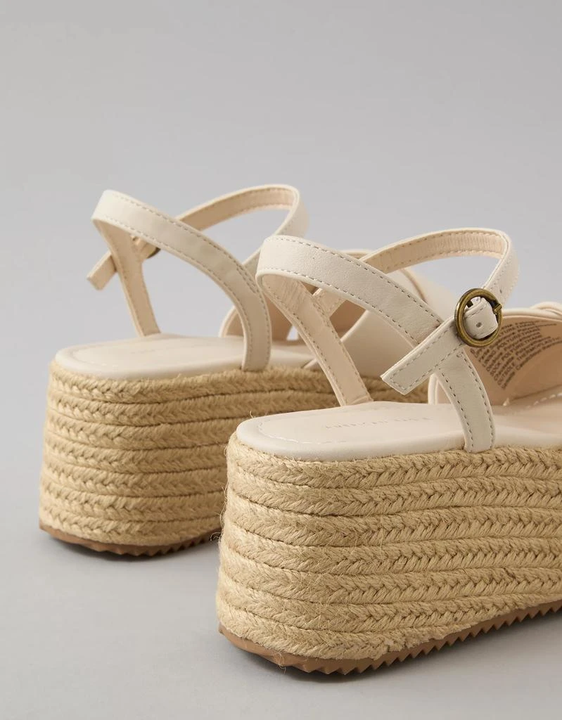 AE AE Vegan Leather Flatform Wedge Sandal 3