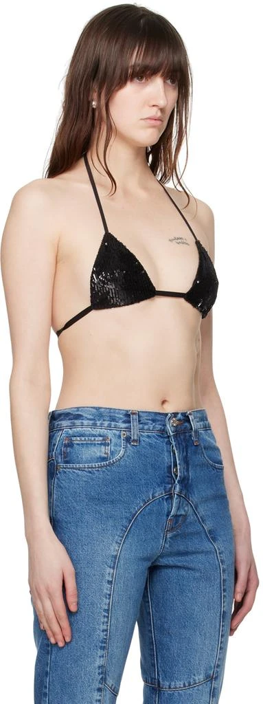 Edward Cuming Black Sequin Bra 2