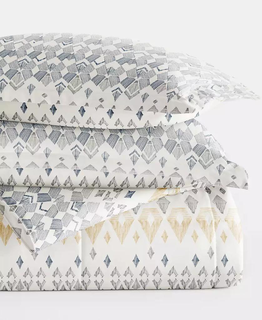 IENJOY HOME Mayan Stamp 3-Piece Comforter Set
