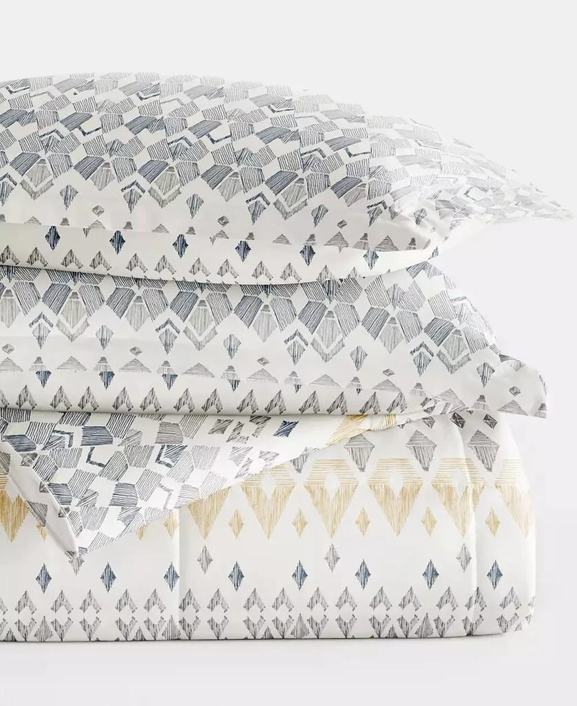 IENJOY HOME Mayan Stamp 3-Piece Comforter Set 2