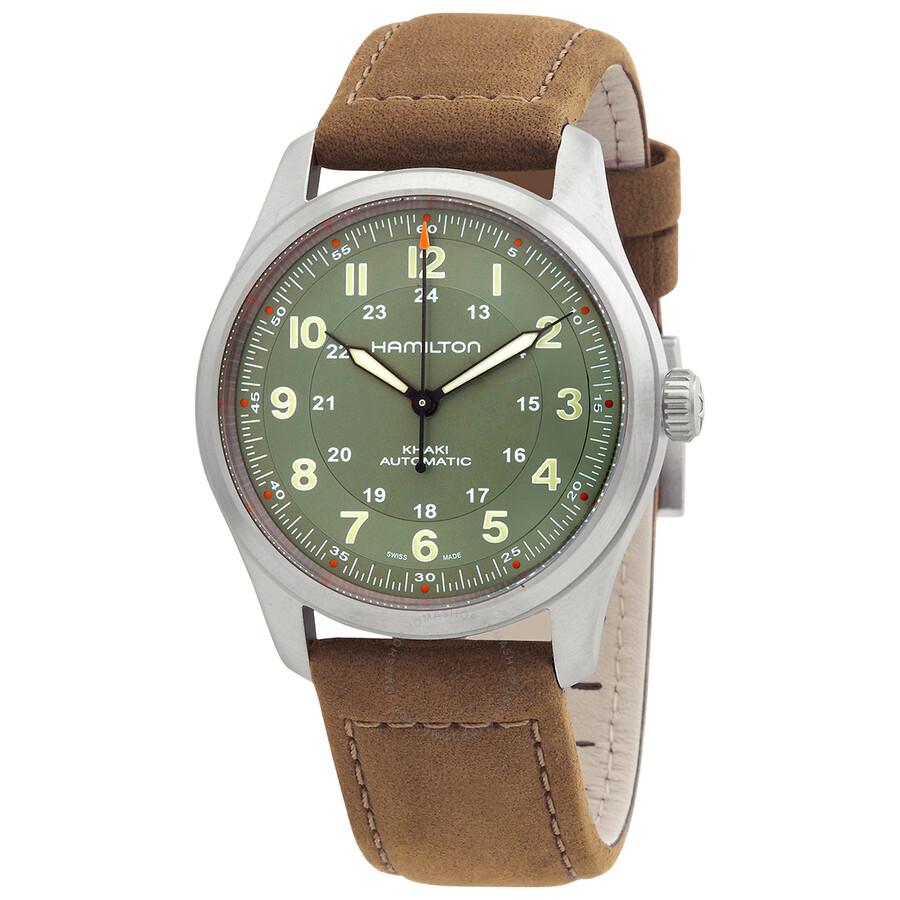 Hamilton Khaki Field Automatic Green Dial Unisex Watch H70205860