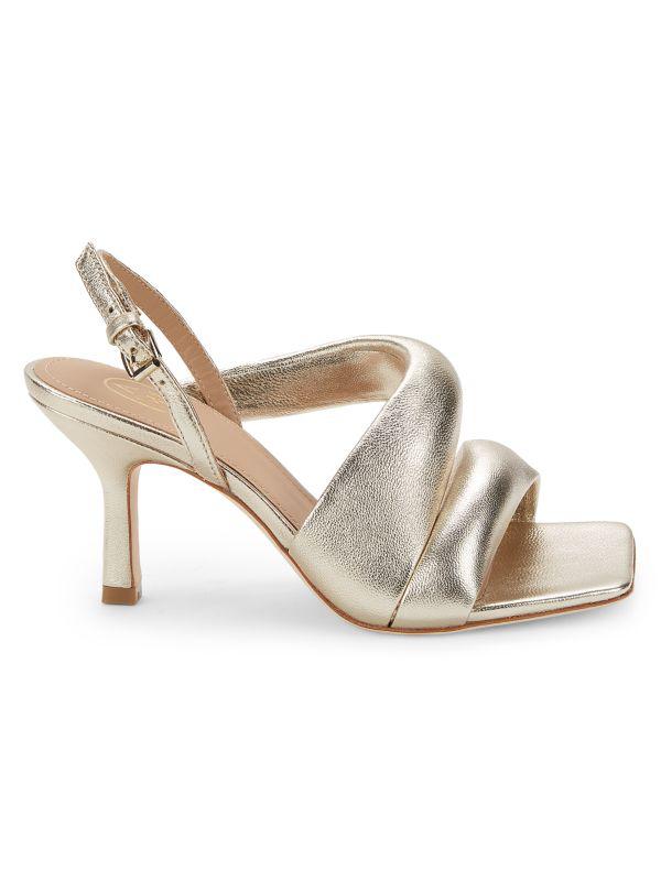Ash Madison Metallic Leather Sandals