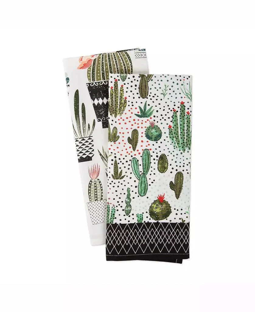 Design Imports Asset Urban Oasis Print Dishtowel Set of 2 1