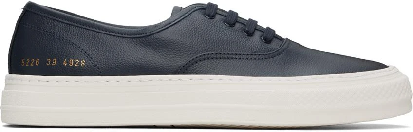 Common Projects Navy Four Hole Sneakers 1