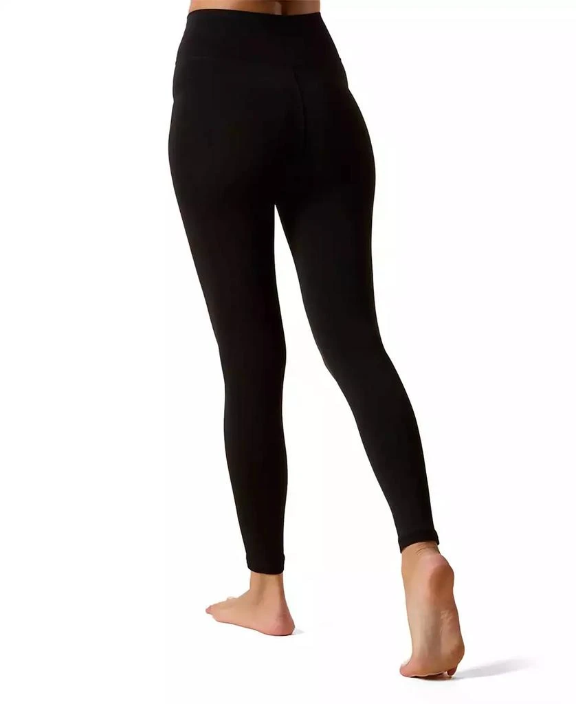 Memoi Women's Opaque Seamless Blackout Track Leggings 4