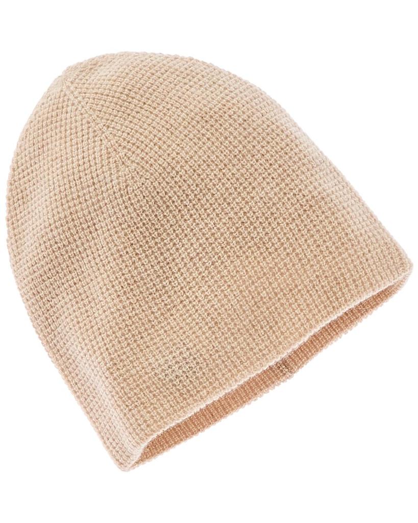 Phenix Waffle Knit Double Layer Cashmere Hat