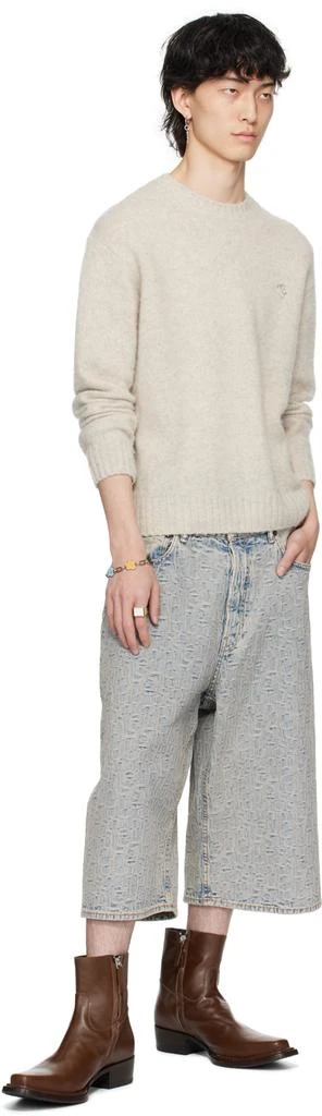 IN GOLD WE TRUST PARIS Silver 
White Flower Pendant Single Earring 4