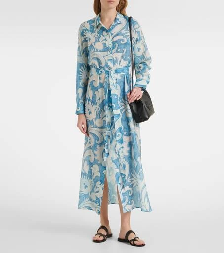 ETRO Paisley cotton and silk shirt dress 2