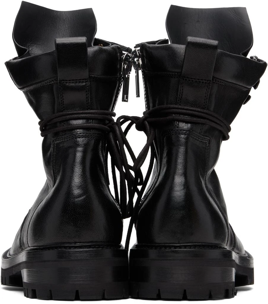 Rick Owens Black Concordians Army Low Boots 2