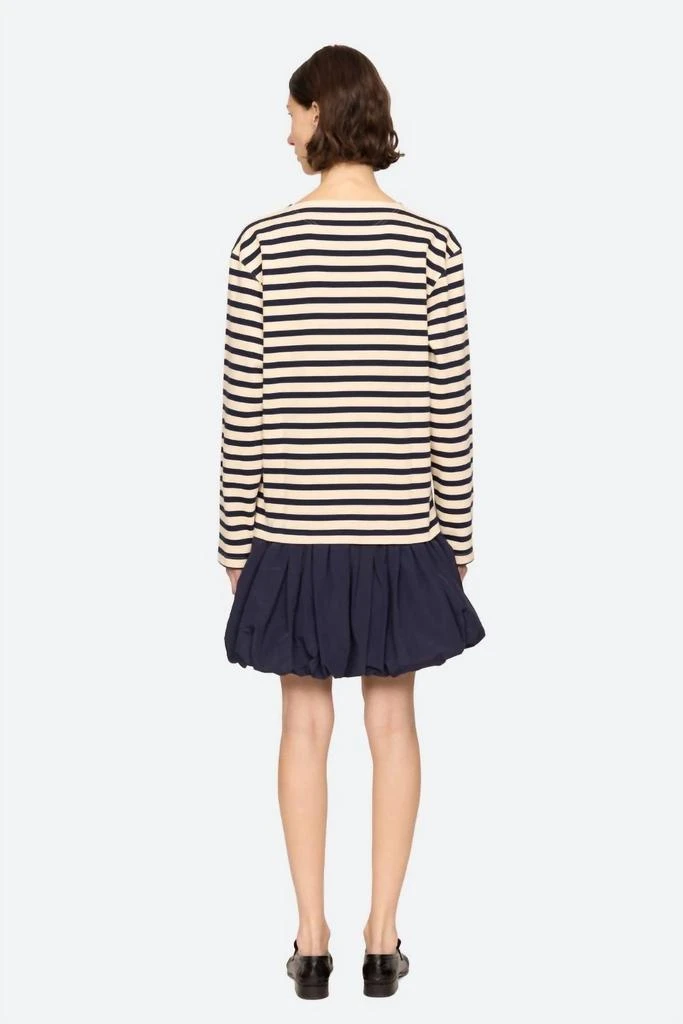 Sea Sea - Athena Striped T Shirt Combo Bubble Dress 2