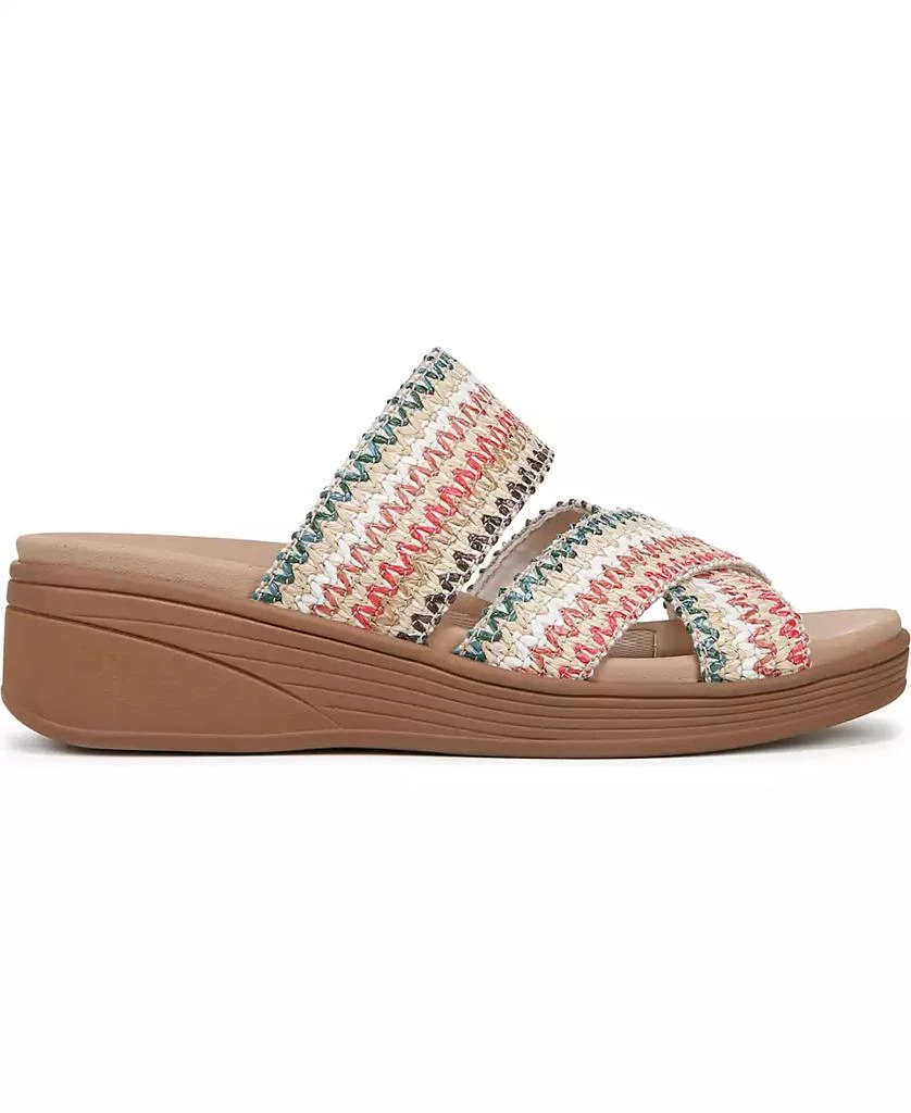 LifeStride Women's Fiona Washable Strappy Slide Wedge Sandals 2