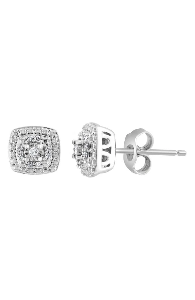 Effy Sterling Silver Diamond Earrings - 0.10 ctw 2