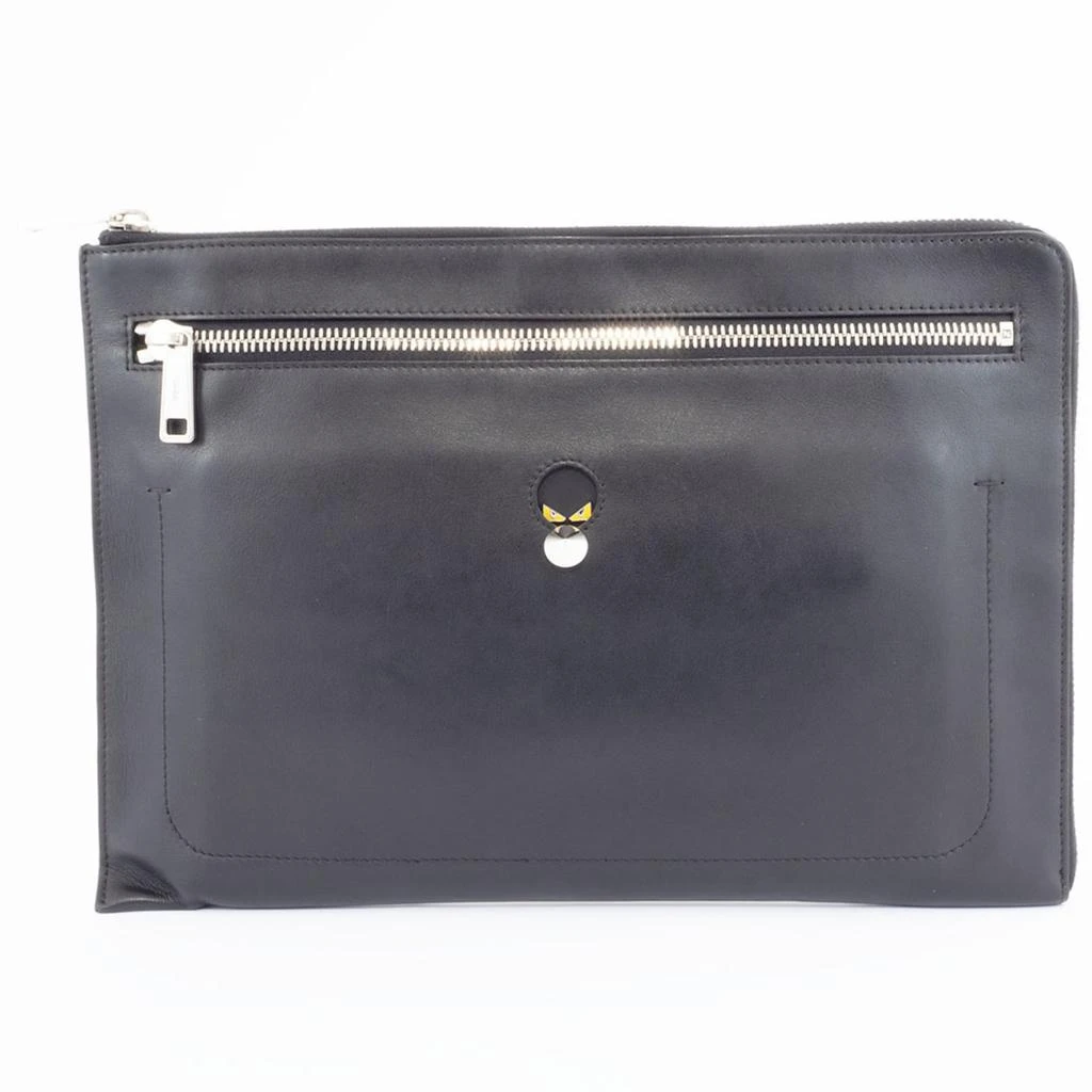Fendi Leather Clutch Bag (Pre-Owned)