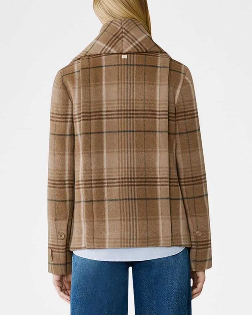 Soia & Kyo Tala-P Plaid Wool-Blend Coat 3