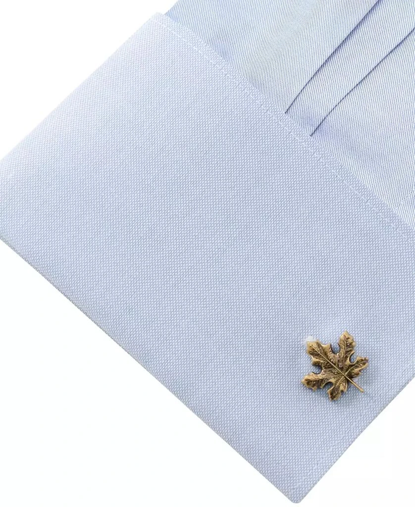 Cufflinks Inc. Men's 3D Maple Leaf Cufflinks 3