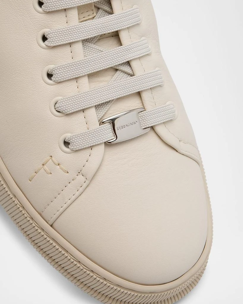 Salvatore Ferragamo Men's Bruce Calfskin Low-Top Sneakers 3