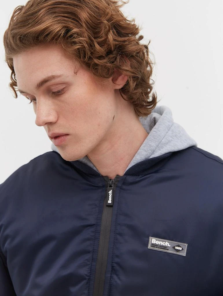Bench. Bomper Fleece Hood Bomber Jacket - 2