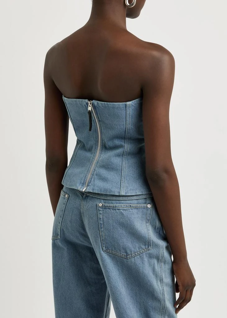 Paris Georgia Jo strapless denim corset top  3