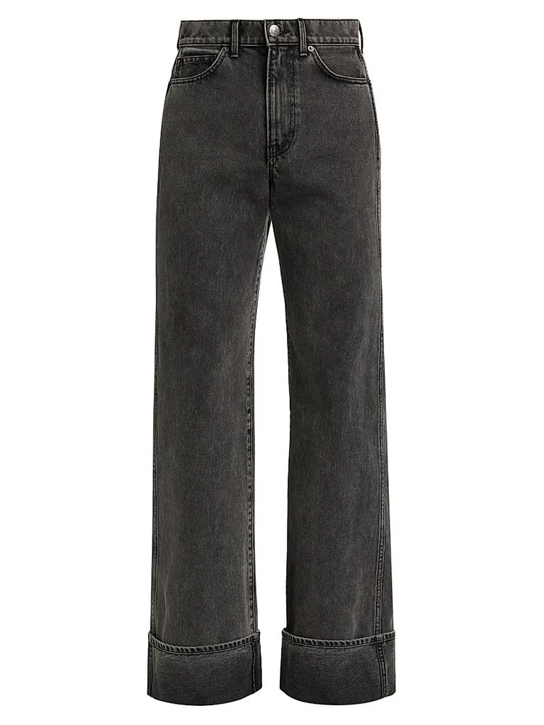 VERONICA BEARD Taylor High-Rise Wide-Leg Jeans 1