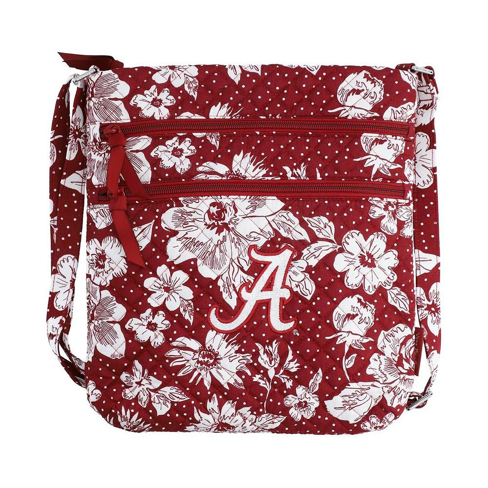 Vera Bradley Women's Alabama Crimson Tide Rain Garden Triple-Zip Hipster Crossbody Bag