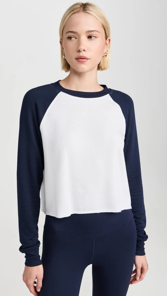 Splits59 Cropped Warm Up Fleece Sweatshirt 6