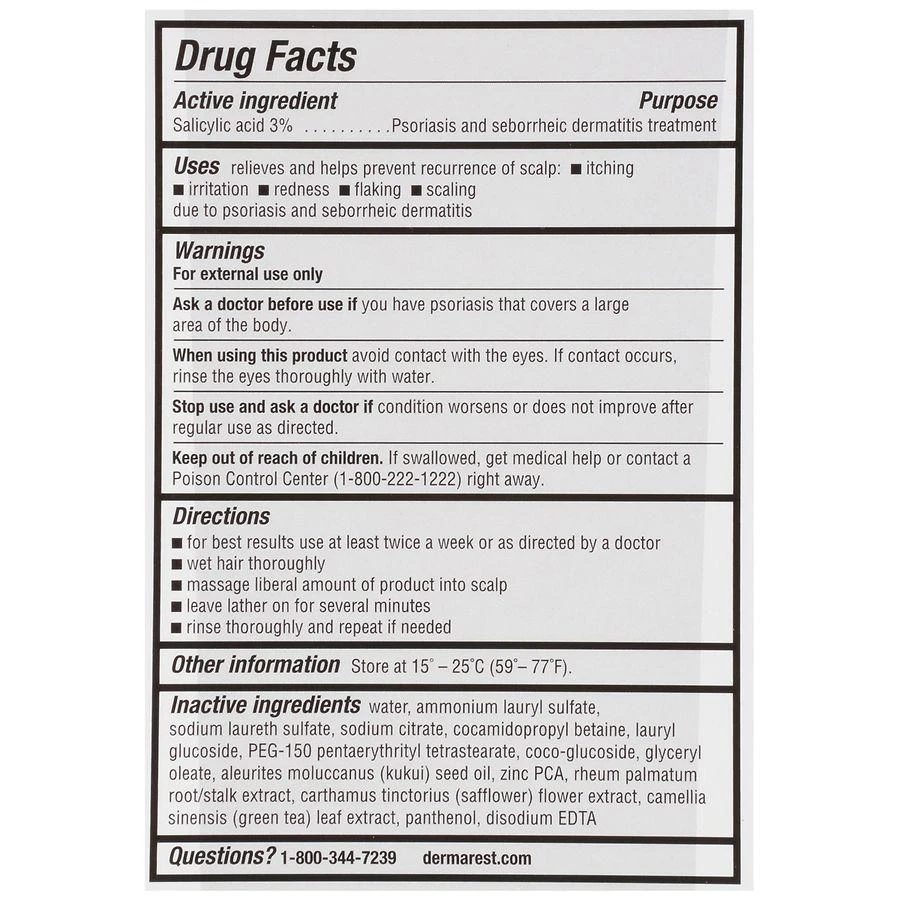 Dermarest Psoriasis Max Strength Medicated Shampoo + Conditioner 3