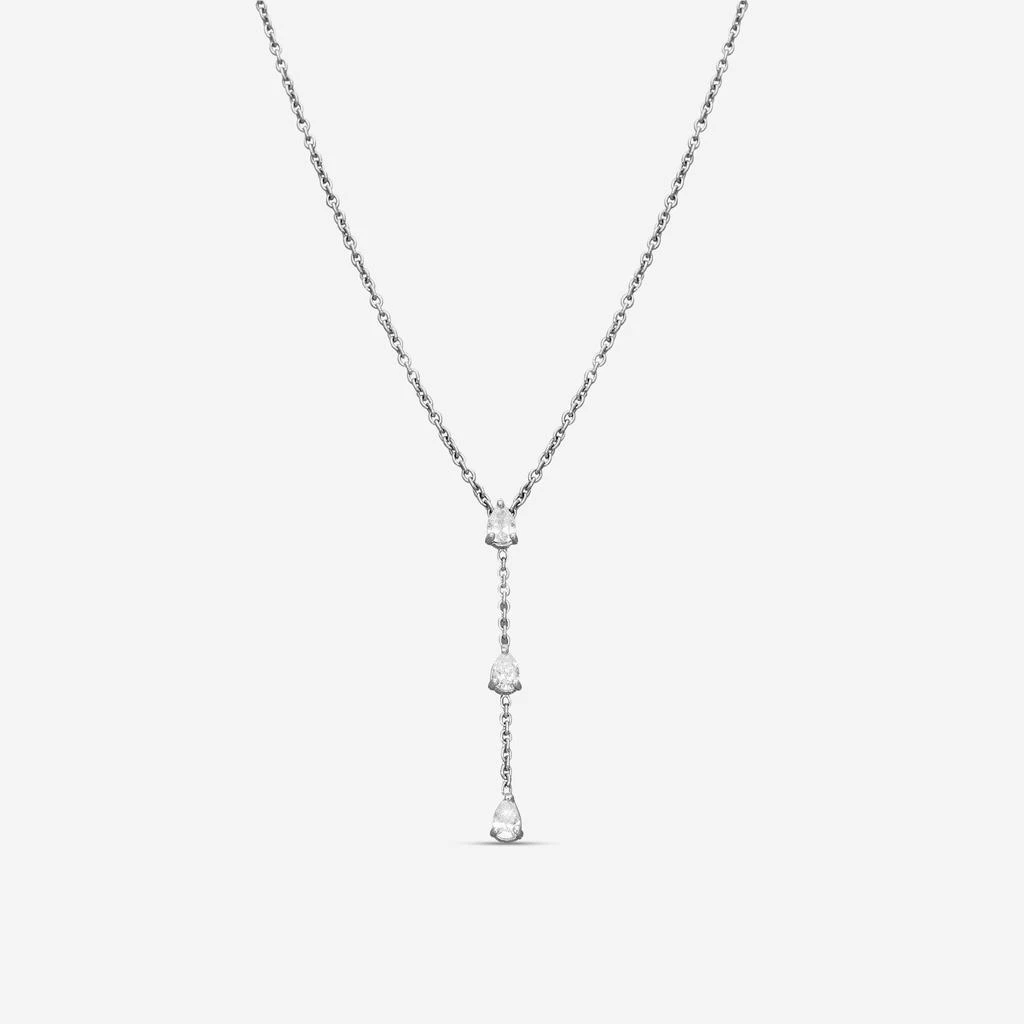 Roberto Coin Roberto Coin 18K White Gold Diamond Lariat Necklace 111450AWCHX0-copy