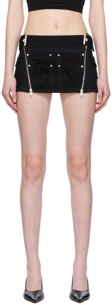 Dion Lee Black Zip Midi Skirt - Dresses & Skirts - Compare