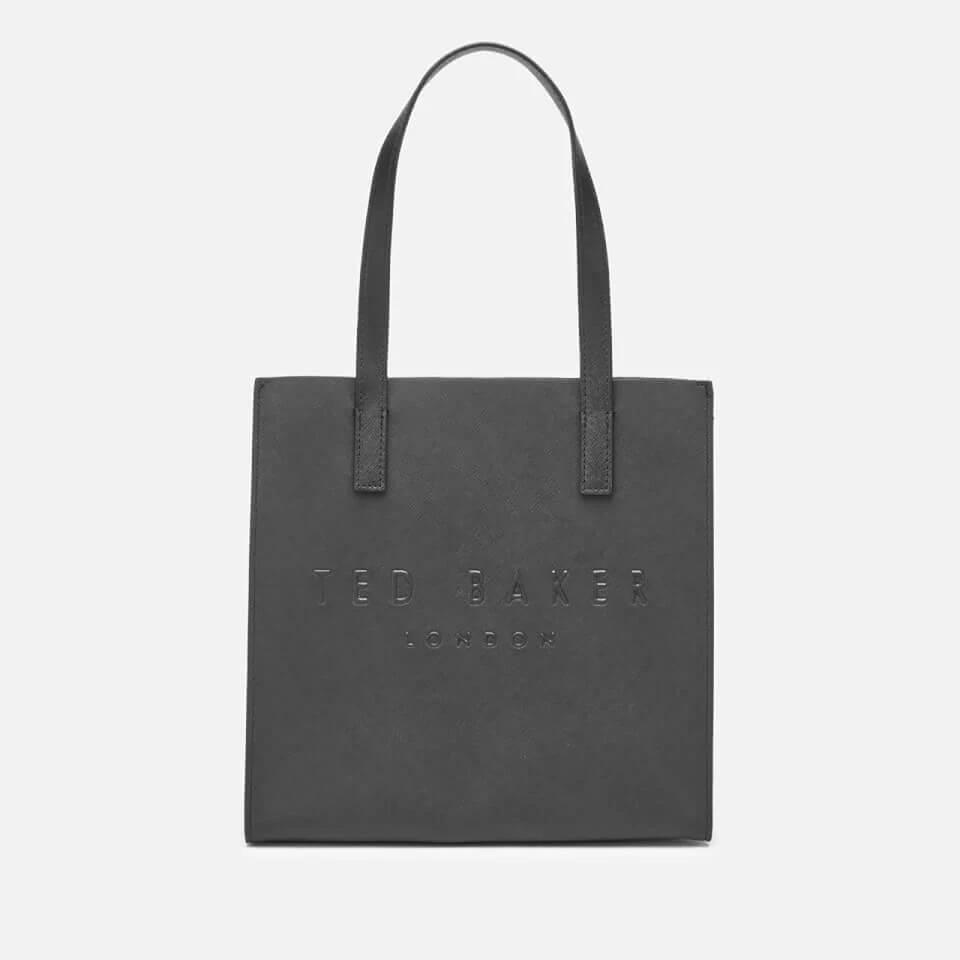 Ted Baker London Ted Baker Seacon Small Faux Crosshatch Leather Tote Bag 3