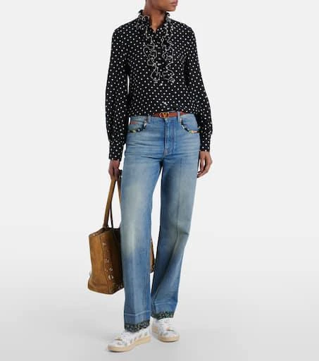 Valentino Royco VLogo printed leather sneakers 3