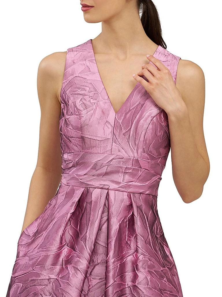 Kay Unger Mariah Jacquard Textured Gown 7