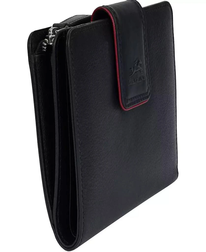 Mancini Leather Goods Women's Sonoma RFID Secure Clutch Wallet 9