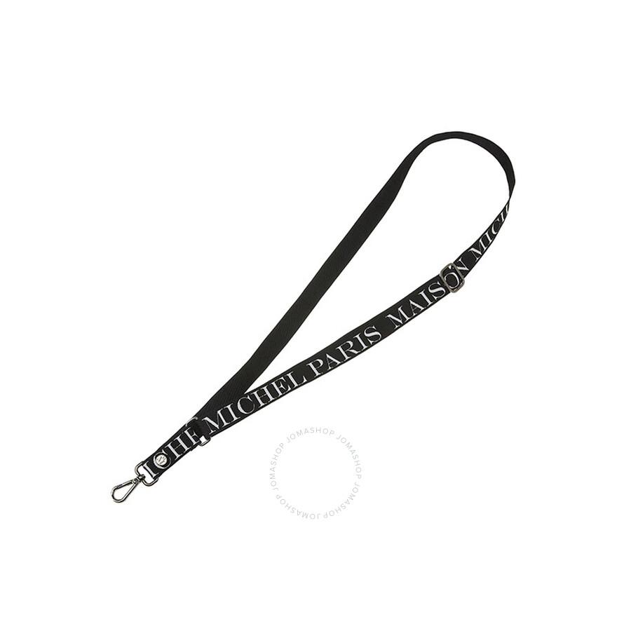 MAISON MICHEL Multi Ladies Martine Logo Shoulder Strap
