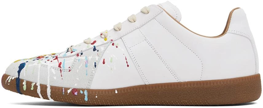 MAISON MARGIELA Off-White Paint Replica Sneakers 3