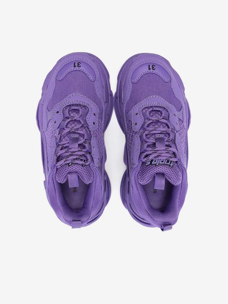 Balenciaga Balenciaga Kids Triple S Trainers in Purple 4