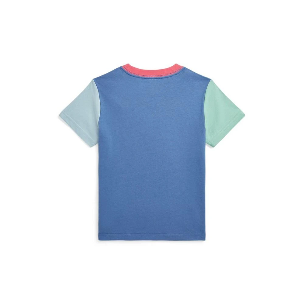 Polo Ralph Lauren Toddler and Little Boys Polo Bear Color-Blocked Cotton T-shirt 6