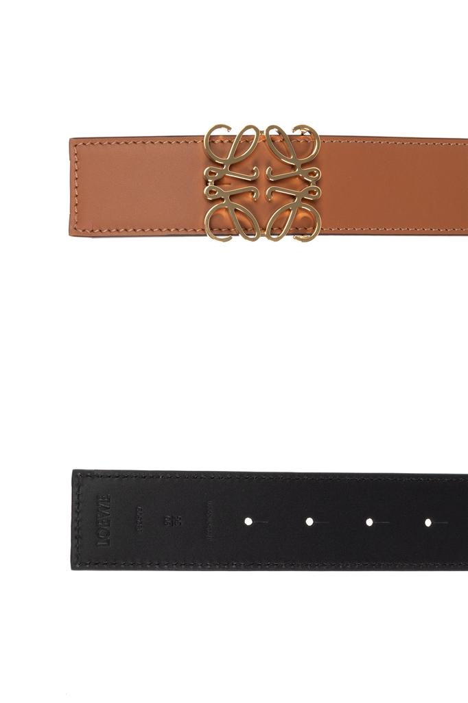 ［最終値下げ］Loewe ベルト Loewe - Black & Gold Round Soft Leather Belt | Mitchell Stores