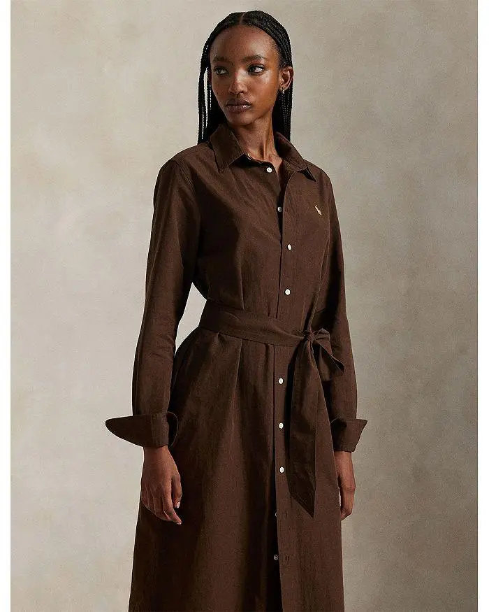 Ralph Lauren Cotton-Linen Belted Shirtdress 2