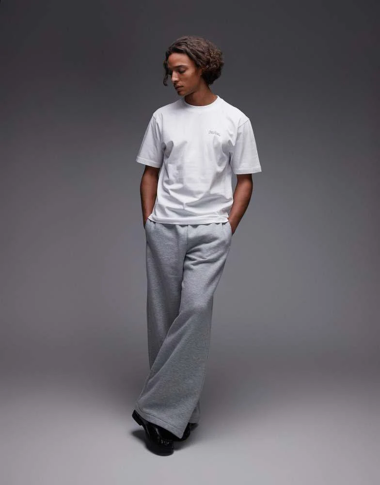 Parlez Parlez almitas motif back t-shirt in white 3