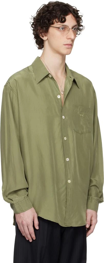 Our Legacy WORK SHOP Emporio Armani Khaki Garibaldi Shirt 2