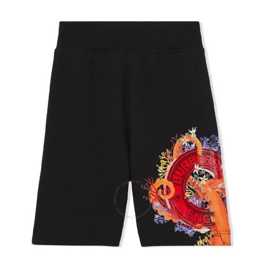 Burberry Kids Graphic Coral Logo Bermuda Shorts 1
