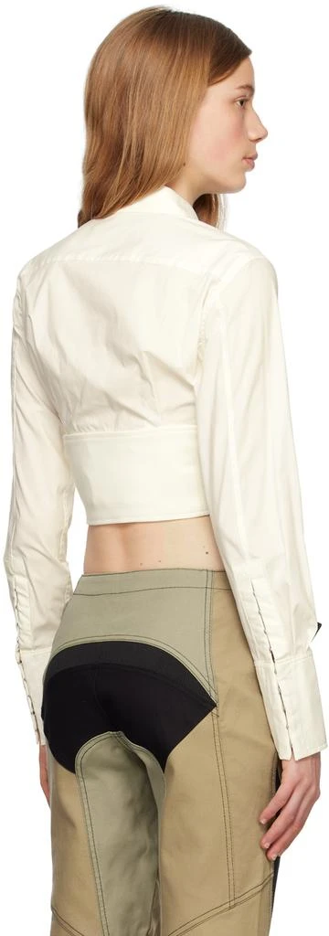 Dion Lee White Paneled Corset 3
